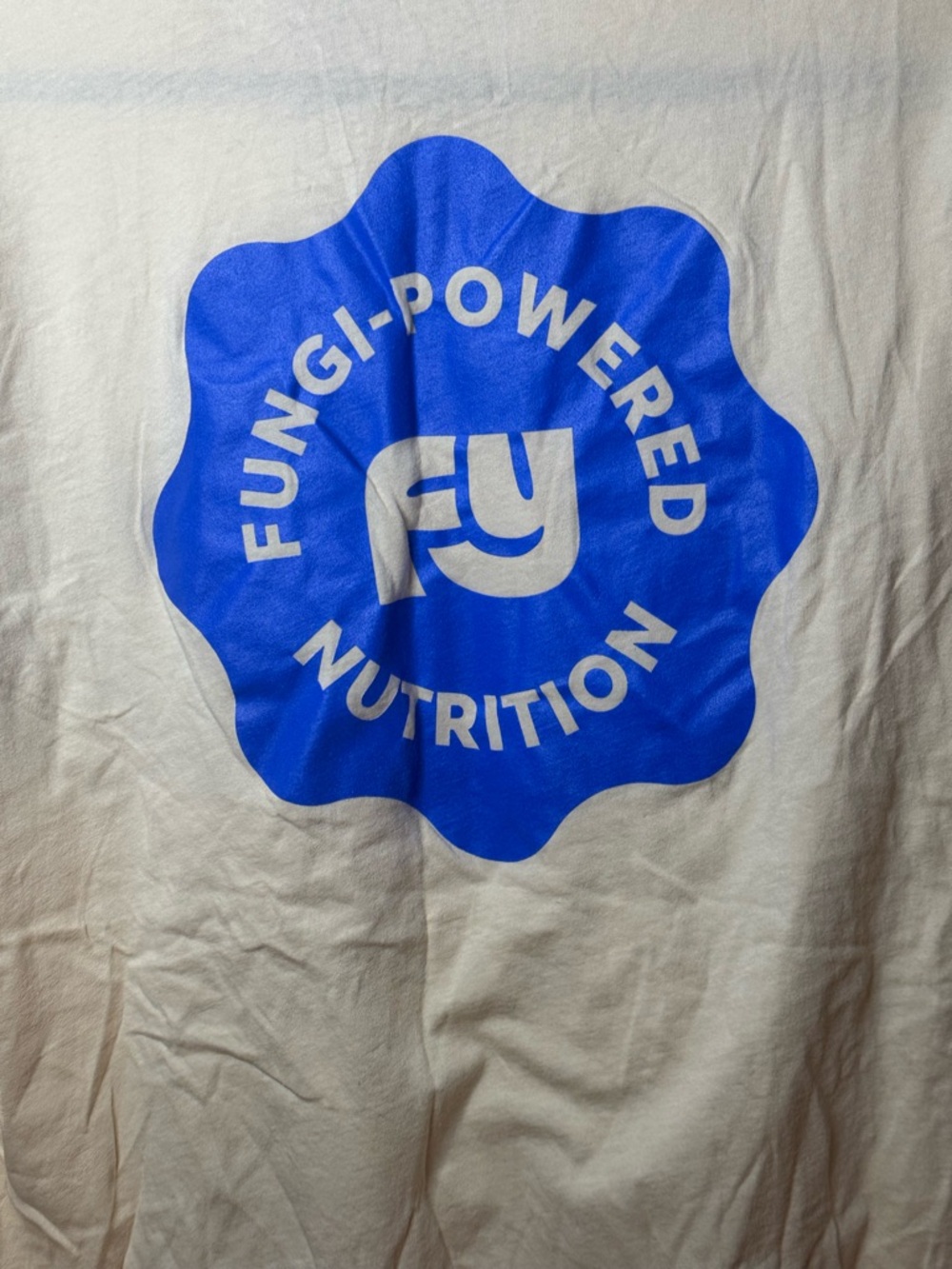 Natured Fynd Cream Short Sleeve Tee with Crew Neck - Picture 7 of 7
